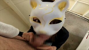 Asian Hentai Babe Performs Oral And Creampie In Garage Break