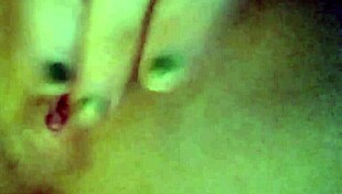 Stella passionately masturbates her big pussy and ass