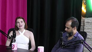 Reh Queen in sheer red explores non-monogamous relationships.