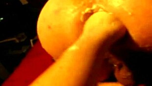 my girlfriend surprises me by fisting my tight ass hard