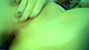 Stella passionately masturbates her big pussy and ass