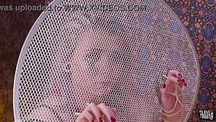 Humiliated bondage babe endures rough deepthroat and toy domination