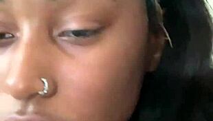 Nohmii rides vibrator to intense orgasm