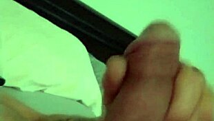 Cum on cock ring during intense session