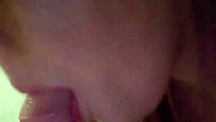 Want to See Her Deepthroat Big Cock in POV Close-Up with Intense Handjob?