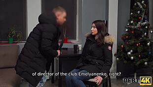 Debt4k! Супер-горещото тяло и умелата уста спасяват момичето от арест!