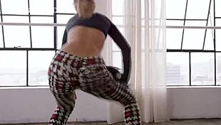 seductive teens tease with ripped clothes and lingerie striptease