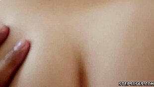 Sweet Teen 18+ Couple Joins Ally's Step Sister for Hardcore Help