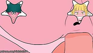 Watch Deku Masturbate Intensely Then Fuck Himiko Toga Hard In This Uncensored Hentai!