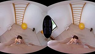 golden shower drenches gymnast katy rose in wild pov action