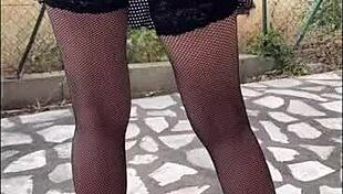 Naughty Latina Milf Slut Flashes In Threesome Sexchallenge!