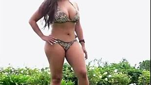 Big boobs in bikini lead to passionate sex