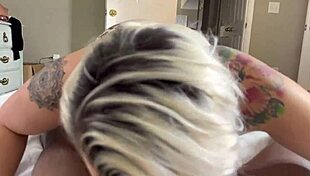 Sucking a Good Black Cock in Interracial Encounter