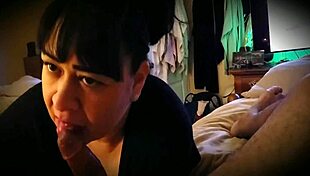 milf giving bj to her man with blowjob