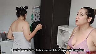 Hot Lesbian Sex in Shocking Inappropriate Spot!