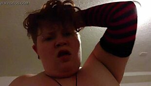 Chaoticbeauty66 enjoys hubby's cock in her mouth in POV amateur blowjob.