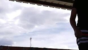 Provoking My Boyfriend To Fuck Outdoors After Workout - Part 1