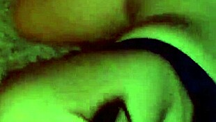 my wife in mask playing with toys