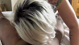 Sucking a Good Black Cock in Interracial Encounter