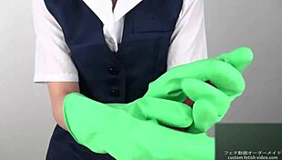 yo, asian handjob in latex gloves tho! 😍