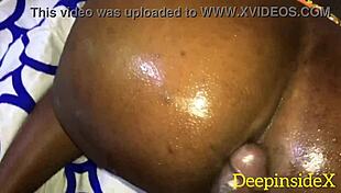 She moans during sweet anal with big cock