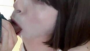 Emotional Blowjob by Mature Crossdresser Yurika in Hentai Scene