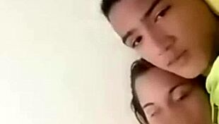 Sexy couple enjoys intimate moments in bed