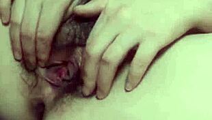 asian slut addicted to wet masturbation climax