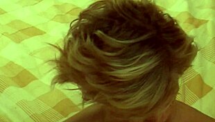 Beautiful blonde milf blowjob and facial in homemade amateur video