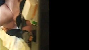 at home with my wife, her big ass and monster cock making sexy moves