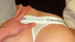 Petite college roommate caught getting interracial creampie in dorm