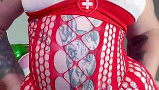 Curvy Fat Woman Fingers Her Hairy Beaver! Intense Orgasm!