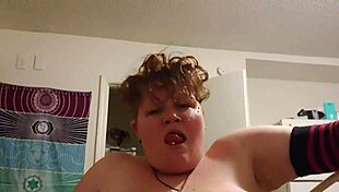 Chaoticbeauty66 enjoys hubby's cock in her mouth in POV amateur blowjob.