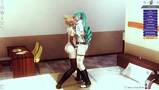 Girlfriend And Friend Explore Lesbian Desires Intensely