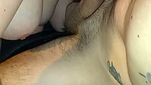 Having fun with chubby wife in homemade setting