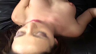 brunette babe rides big black boner wet