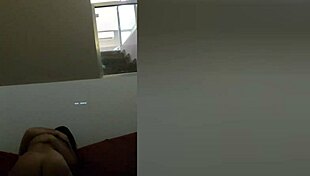 Endowed husband meets brunette in motel room