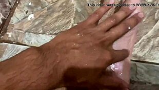 Halloween handjobs gets hairy asses and big cocks for Indian and Ebony amateurs