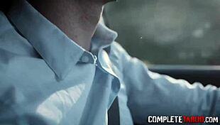 Blonde teen joins taboo threeway fun