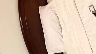 Petite girl thanks for hard tit slap