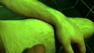 man pounds cute brunette's pussy in bathroom, what a wild fuck!