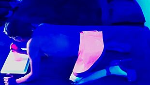 petite shemale natasha rotten teases with toys