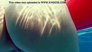 Underwater hungarian teen kittina clairette bathes shaved