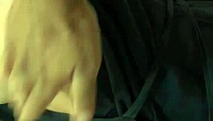 Petite girl thanks for hard tit slap