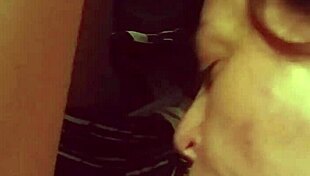 Kelz sucks my cock after enemy's double penetration