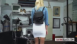 brave blonde teen 18+ dominates, uh, big anaconda, ya know!