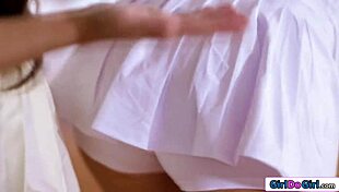 Besties Dive Into Instructor's Beaver With Passion!