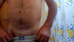 Guy Masturbates In The Bathroom Until He Cums In Casual Solo Session