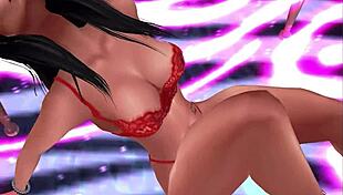 Exotic Dancer Sways Seductively in 3D Erotic Performance