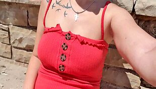 Sexy Teen 18+ Goes Wild with Extreme Masturbation on Public Beach!